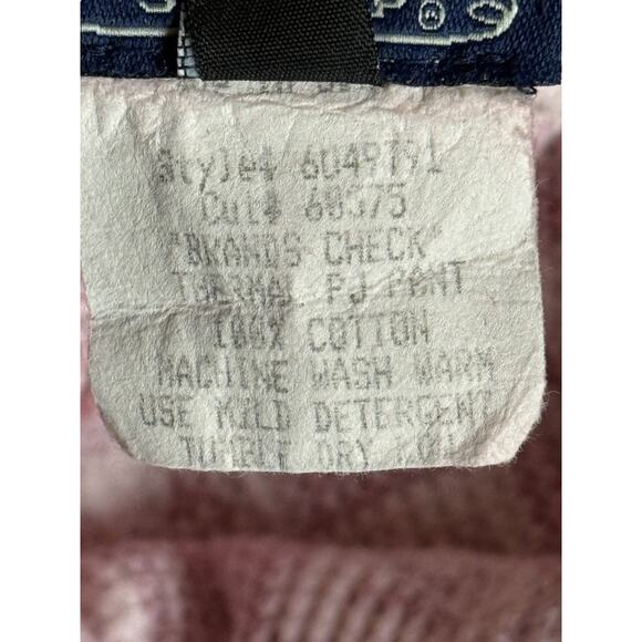 Rare! True Grit Sleep Women's L 2 Piece Brands Check Abstract Thermal Pajama Set - Picture 9 of 11